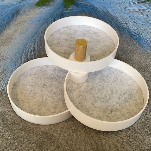 Tiered Catchall Tray - The2Bandits - White - NEW - Picture 2 of 9